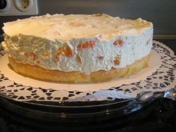 Rezept: MANDARINEN SAHNE QUARK TORTE MANDARINEN SAHNE QUARK TORTE - Rezept