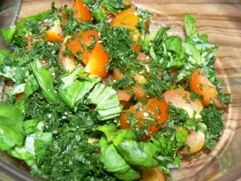 Kartoffelpizza mit Lachs - Rezept