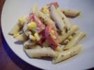 Nudelsalat ala "Was das Haus her gibt" - Rezept