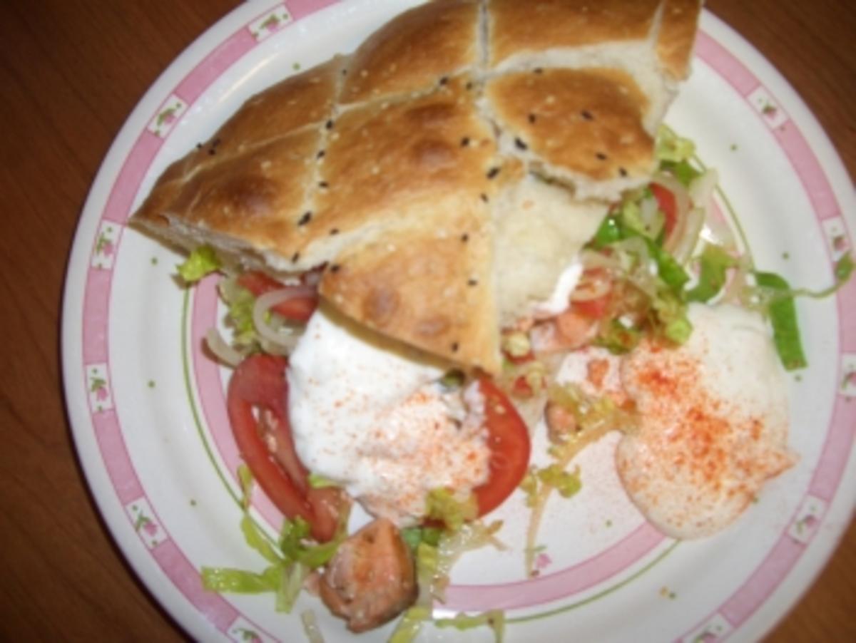Lachsdöner - Rezept