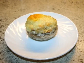 Gratinierte Champignon - Rezept