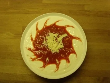 Rezept: Frisches Erdbeerpüree auf… Frisches Erdbeerpüree auf… - Rezept