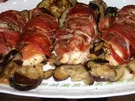 Hähnchenbrustfilet auf Auberginen - Rezept
