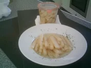 Falscher Spargel süss - Rezept