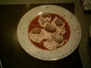 Fettgebackenes mit Erbeer-Basilikum-Quark - Rezept