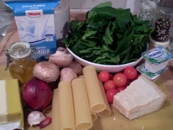Cannelloni gefüllt mit Spinat - Rezept - Bild Nr. 2