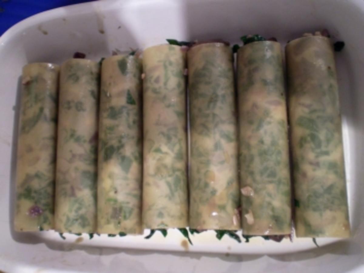 Cannelloni gefüllt mit Spinat - Rezept - Bild Nr. 5