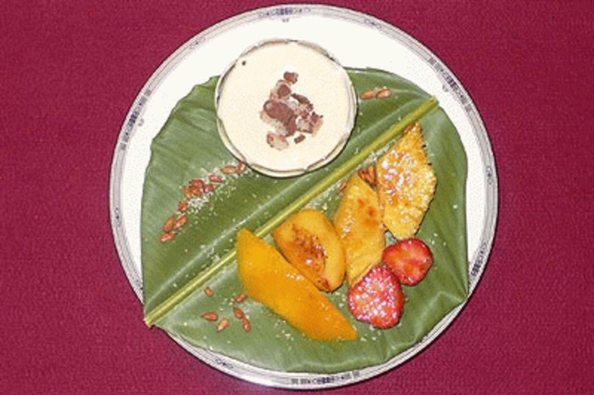 Karamellisiertes Obst mit Kokoscreme - Rezept - Bild Nr. 15