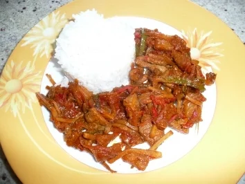 Schweinefleisch süß-sauer - Rezept