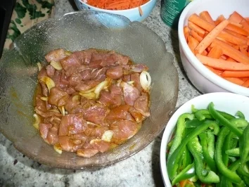 Schweinefleisch süß-sauer - Rezept