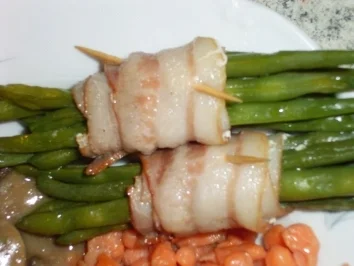 Filetbohnen im Speckmantel - Rezept