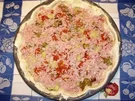 Rezept: Quiche mit Schinken, Zucchini und Tomaten Quiche mit Schinken, Zucchini und Tomaten - Rezept