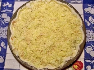 Quiche mit Schinken, Zucchini und Tomaten - Rezept