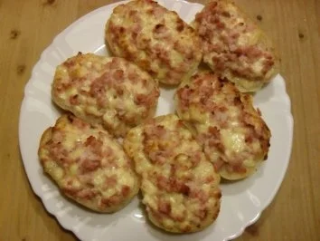 Party-Schinken-Käse Brötchen - Rezept