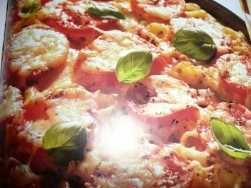 Spaghetti-Pizza - Rezept