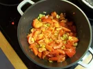 Pangasiusfilet auf Spinatbett mit Schmortomaten - Rezept