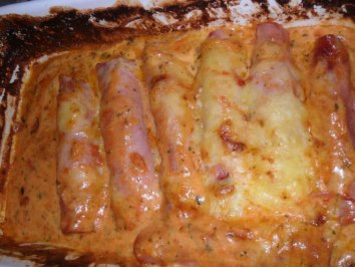 Schinkenröllchen - Rezept