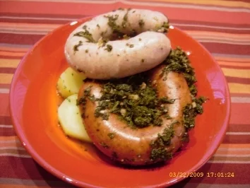 Rezept: Grünkohl mit Bregenwurst aus Omas Küche Grünkohl mit Bregenwurst aus Omas Küche - Rezept