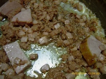 Rezept: Grünkohl mit Bregenwurst aus Omas Küche Grünkohl mit Bregenwurst aus Omas Küche - Rezept