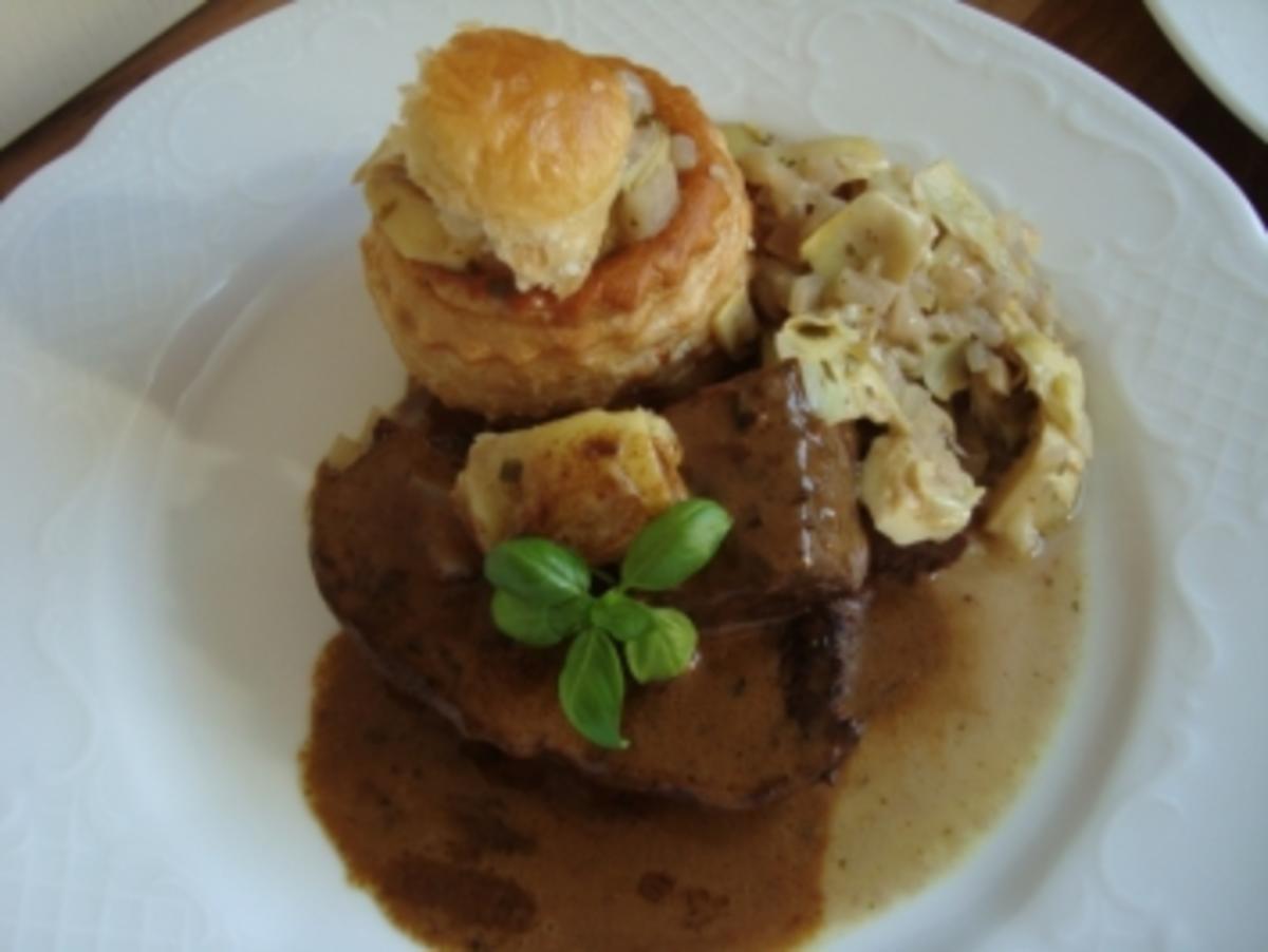 Hauptgericht - Wild - Hirschsteaks mit Artischocken - Rezept - kochbar.de