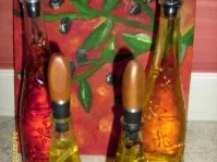 Chili - Öl , Pfeffer - Öl , Lorbeer - Zwiebel - Öl , Knoblauch - Öl - Rezept