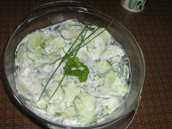 Rezept: Gurkensalat ala Rosa Gurkensalat ala Rosa - Rezept