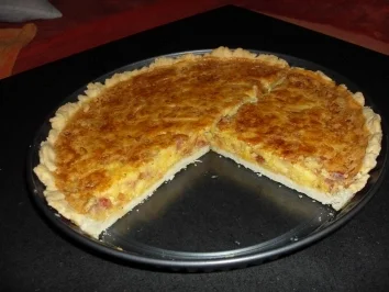 Zwiebel - Schinken Quiche - Rezept