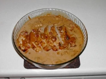 Schweinerücken in Sahne - Bier - Sauce - Rezept