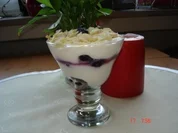 Frischkäsedessert mit Heidelbeeren - Rezept
