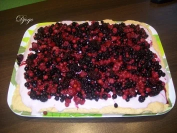 Rezept: Waldbeer Schnitten Waldbeer Schnitten - Rezept