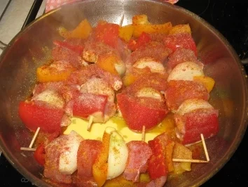 Schaschlik aus Putenfilet - Rezept