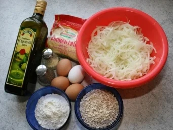 Rezept: Zwiebel-Käse-Puffer Zwiebel-Käse-Puffer - Rezept