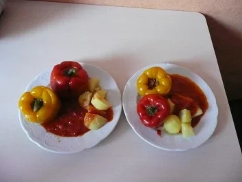 gefüllte Paprika - Rezept