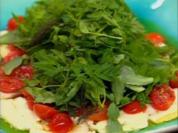 Kräutersalat mit Halloumi und Kirschtomaten - Rezept