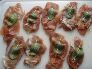 Rezept: Saltimbocca Bild Nr. 3 Saltimbocca - Rezept - Bild Nr. 3