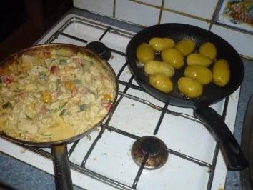 Hühnerfilet - Pfanne mit Sauce Hollandaise - Rezept - Bild Nr. 5