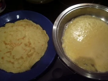 Crepe mit Lachskräuterfüllung - Rezept