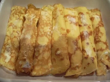 Crepe mit Lachskräuterfüllung - Rezept