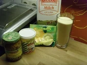 Dinkelgrieß mit gesüßten Nüssen…. - Rezept