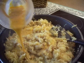 Bacalhau á Bràs - Portugisisches Kabeljaugericht - Rezept