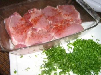 Rezept: Schweinerückensteak mit Kräuterkruste Bild Nr. 3 Schweinerückensteak mit Kräuterkruste - Rezept - Bild Nr. 3