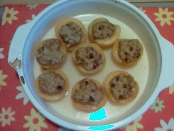 Rezept: Amaretto-Pfirsiche Bild Nr. 2 Amaretto-Pfirsiche - Rezept - Bild Nr. 2