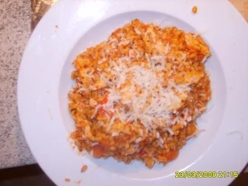 Pikante Hähnchenpfanne mit Ebly ( Sonnenweizen ) - Rezept