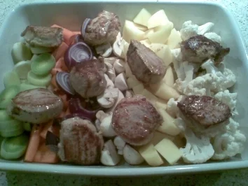 Schweinefilet überbacken - Rezept