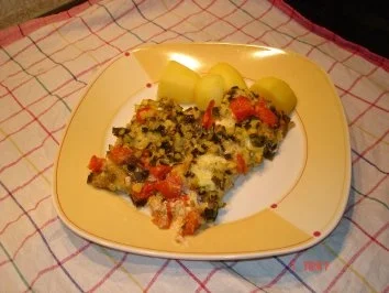 überbackenes Fischfilet Mahdia - Rezept