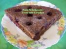 Torten: Nuß-Schokolade-Torte mit Kirschen - Rezept