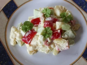 Kartoffelsalat mit Schmand - Rezept
