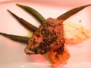 Argentinisches Rinderfilet mit Okraschoten an Süd- staatenstampf - Rezept