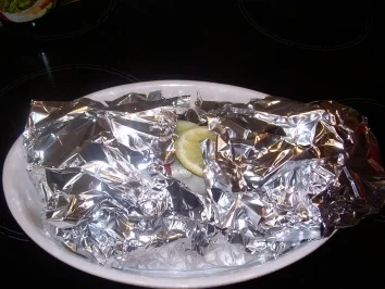 Rezept: Forelle im feurigen Gemüsebett... Forelle im feurigen Gemüsebett... - Rezept