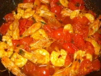 Rezept: Spaghetti ai gamberi Bild Nr. 7 Spaghetti ai gamberi - Rezept - Bild Nr. 7